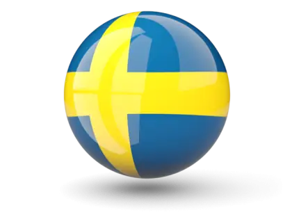 Swedish Flag Sphere