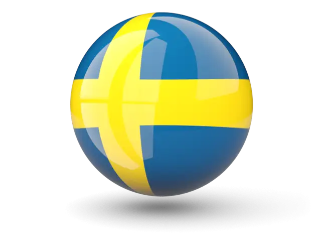 Swedish Flag Sphere