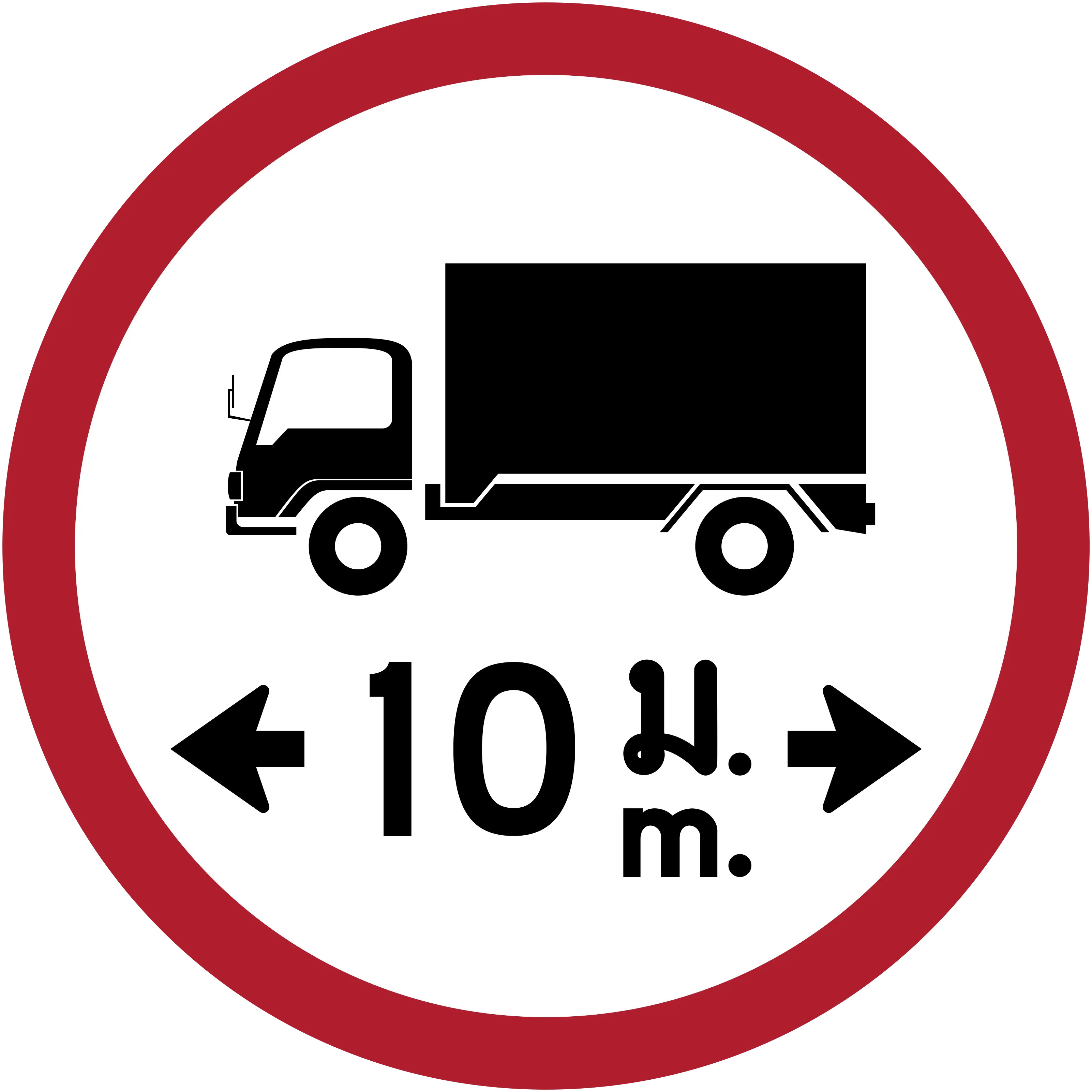 Weight Limit Traffic Sign Illustration