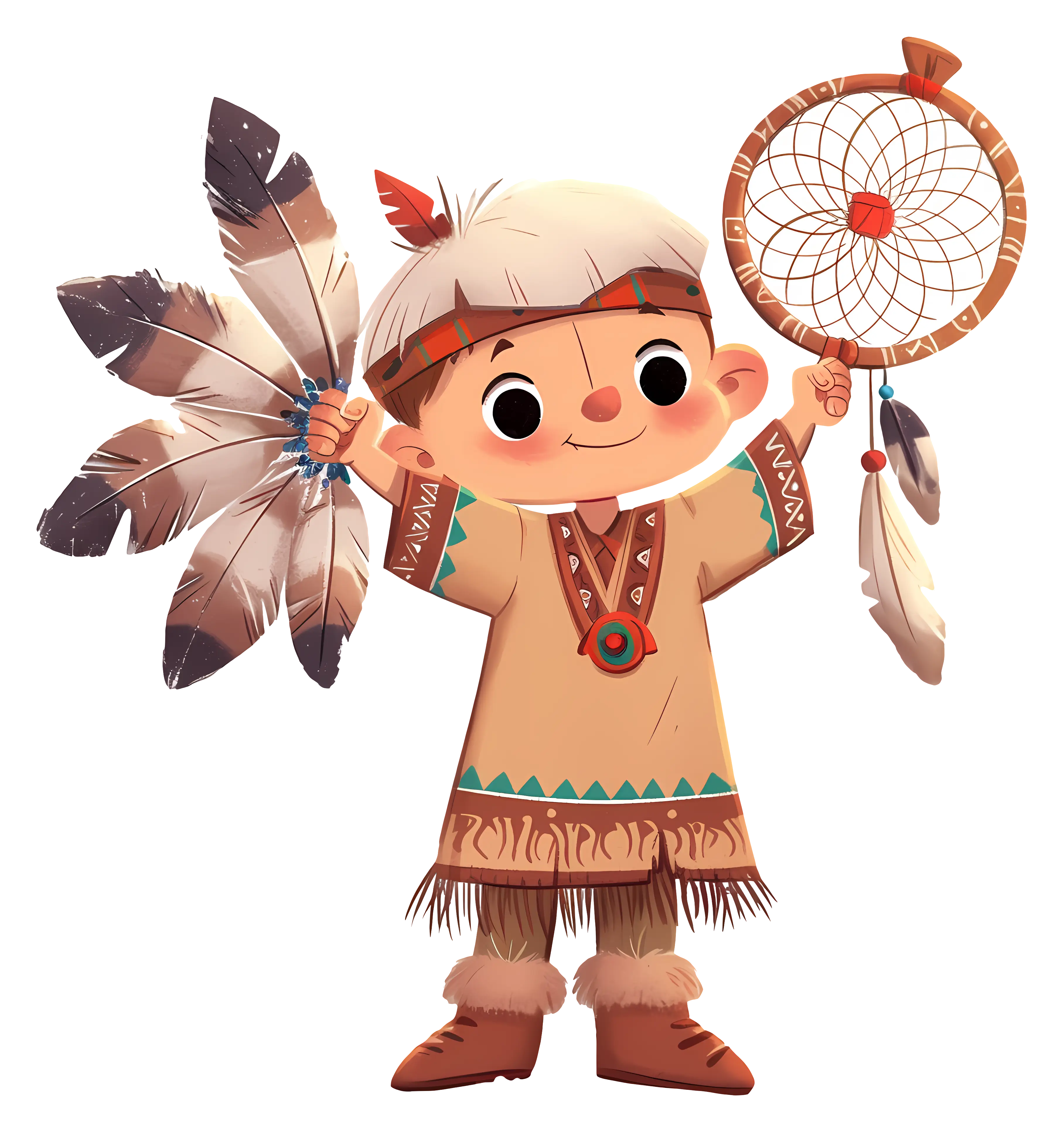 Cute Child with Dreamcatcher