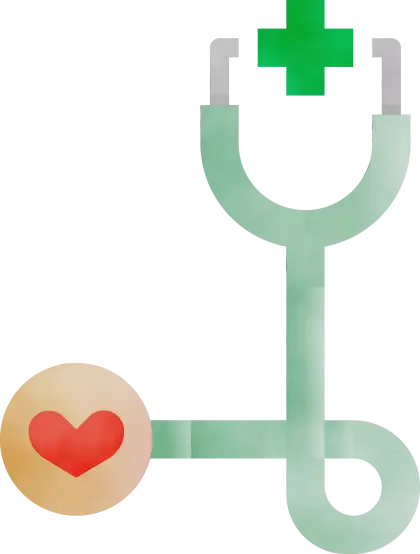 Stethoscope with Heart Illustration
