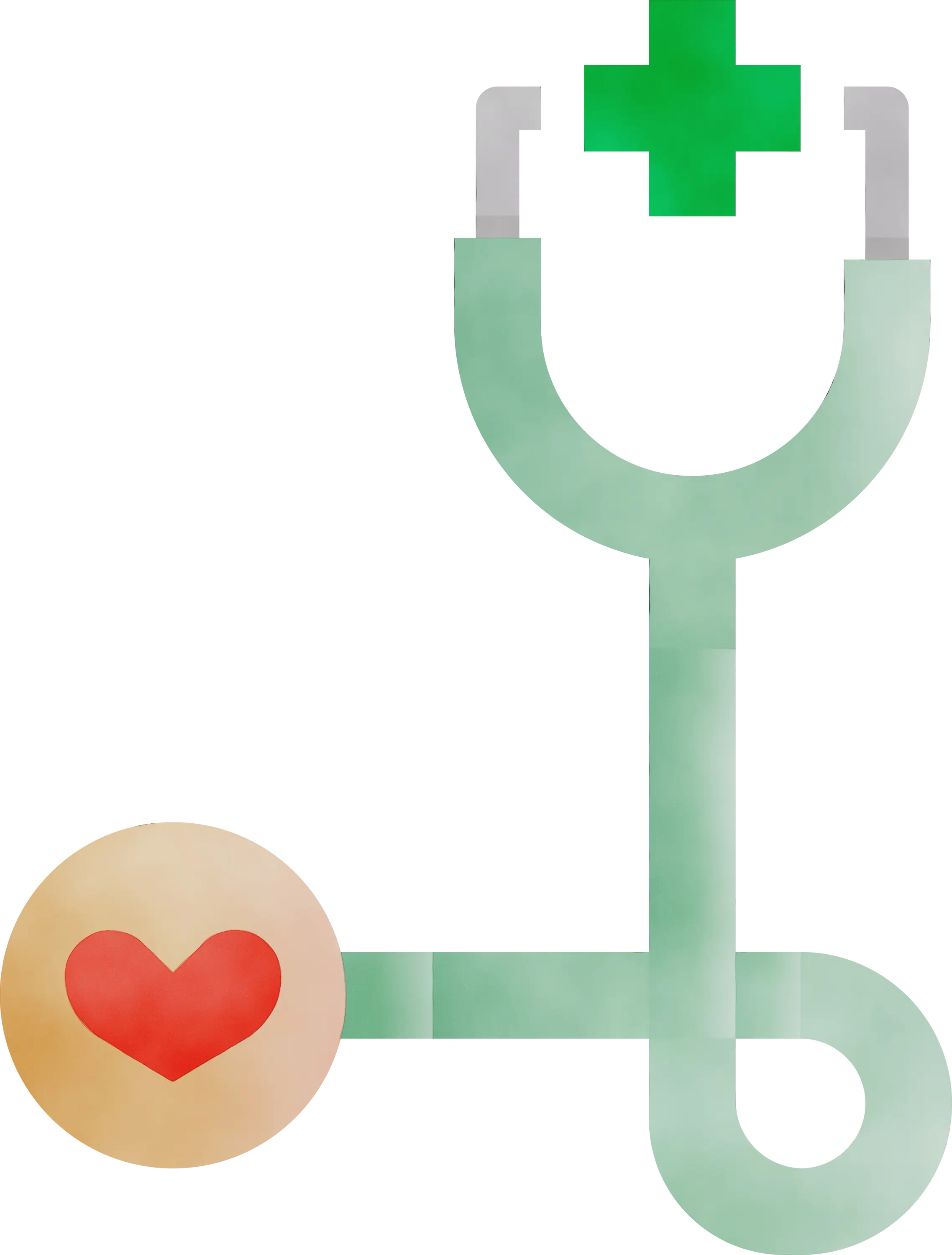 Stethoscope with Heart Illustration