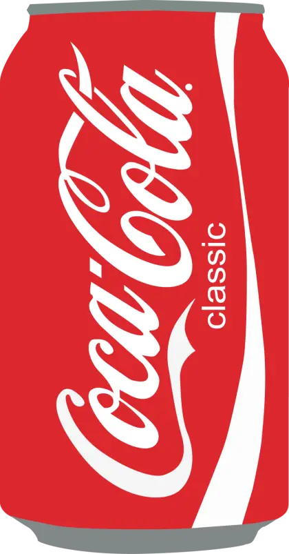 Coca-Cola Can Icon in Red