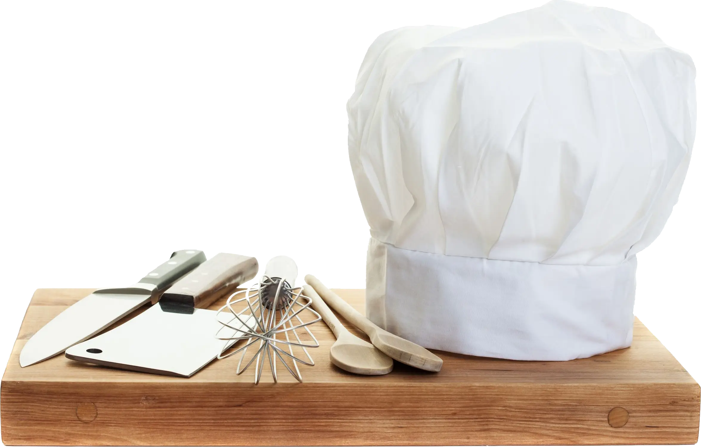 Chef Hat and Kitchen Tools