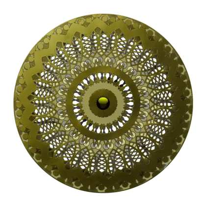 Intricate Golden Mandala Design