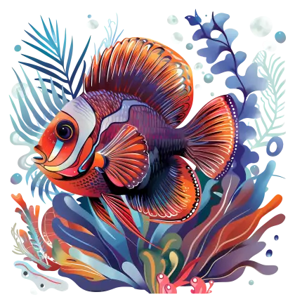 Colorful Fish in the Ocean