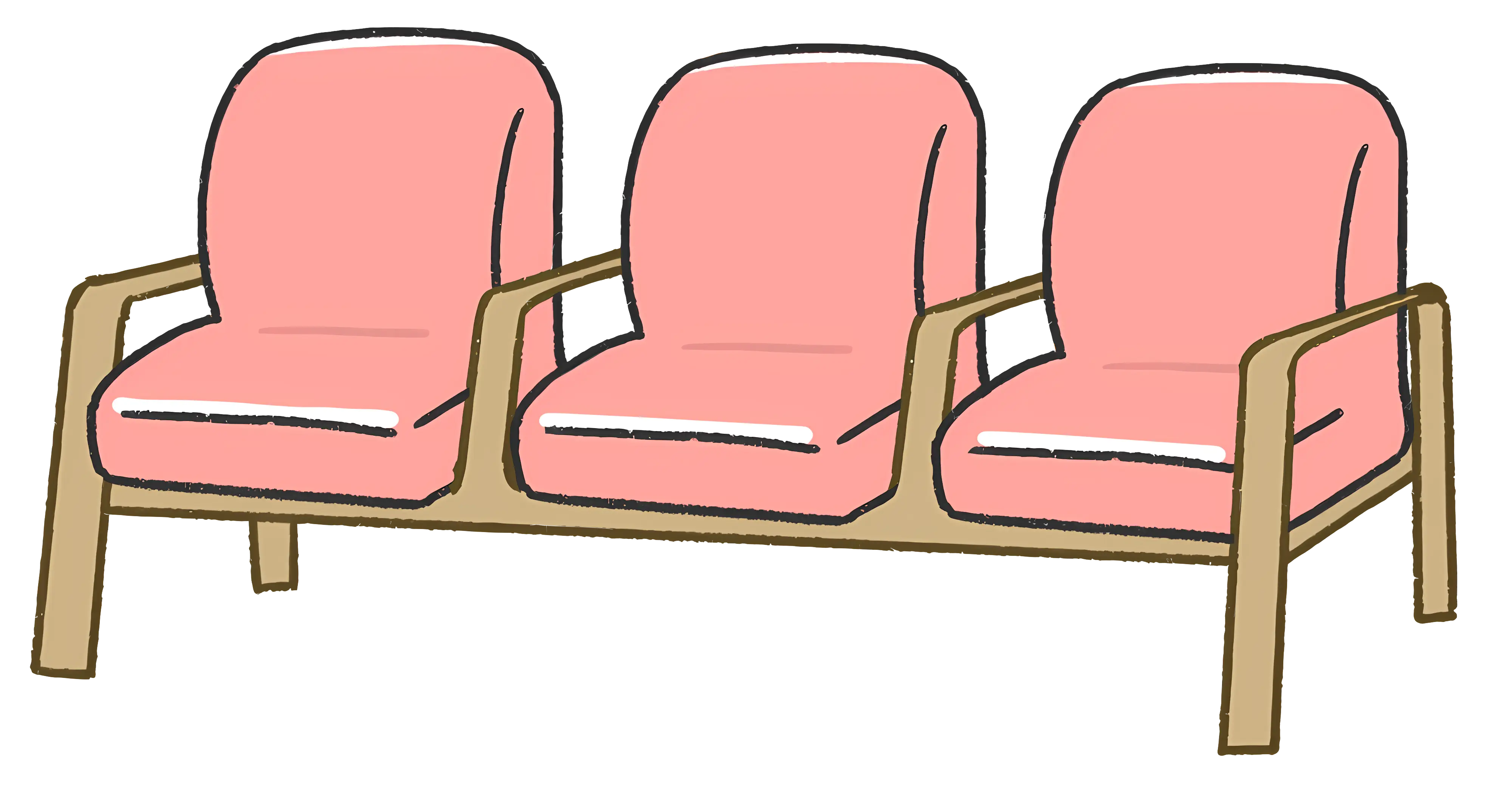 Pink Waiting Room Chairs