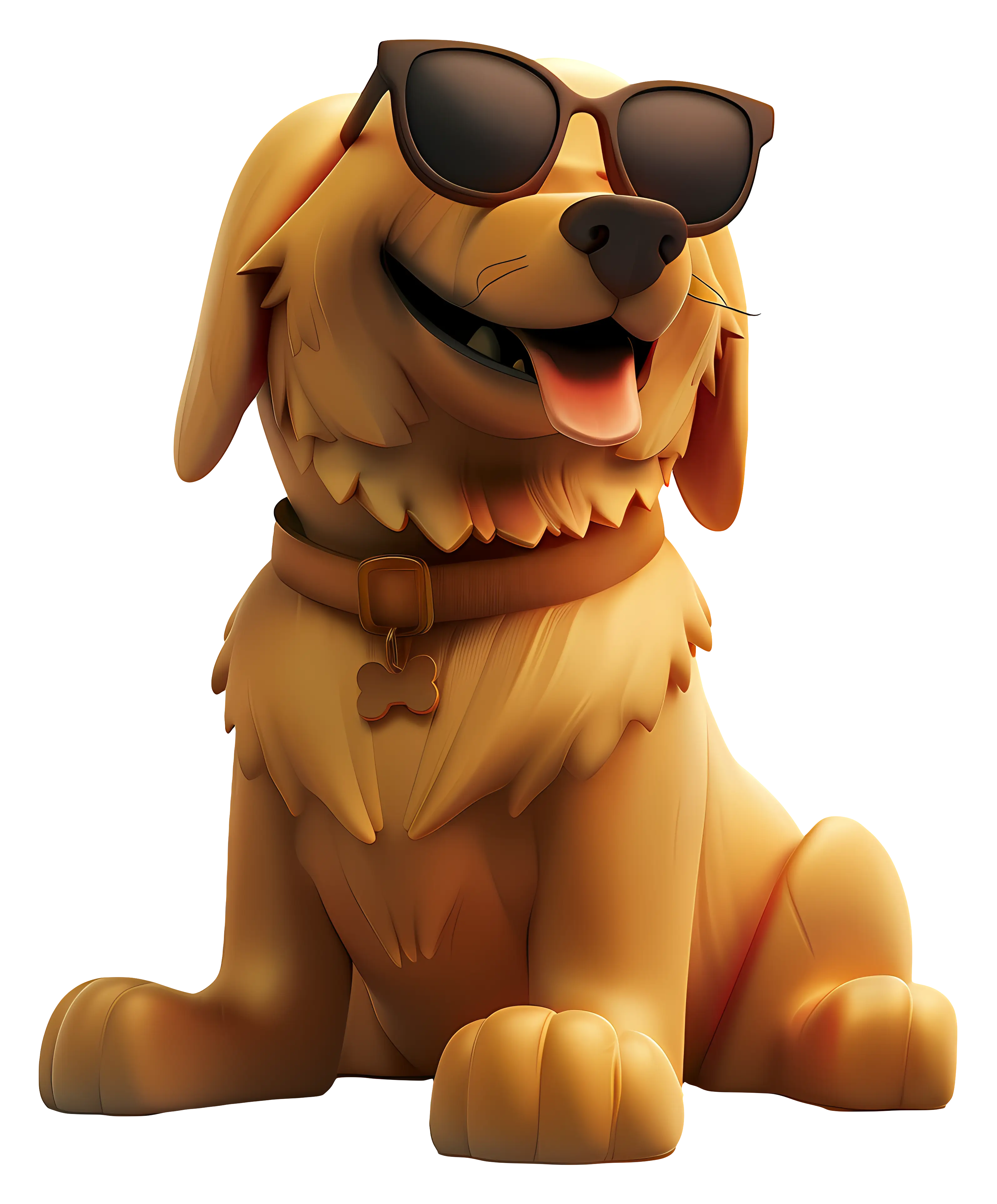 Cool Dog with Sunglasses