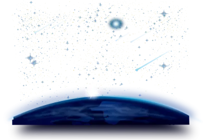 Night sky with stars