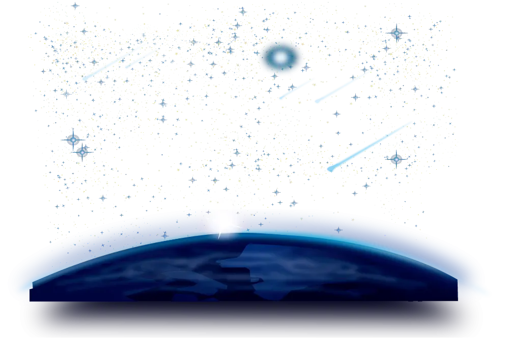 Night sky with stars