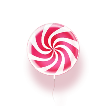 Red Swirl Candy Lollipop