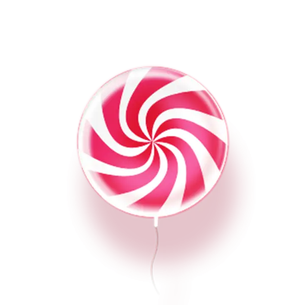Red Swirl Candy Lollipop