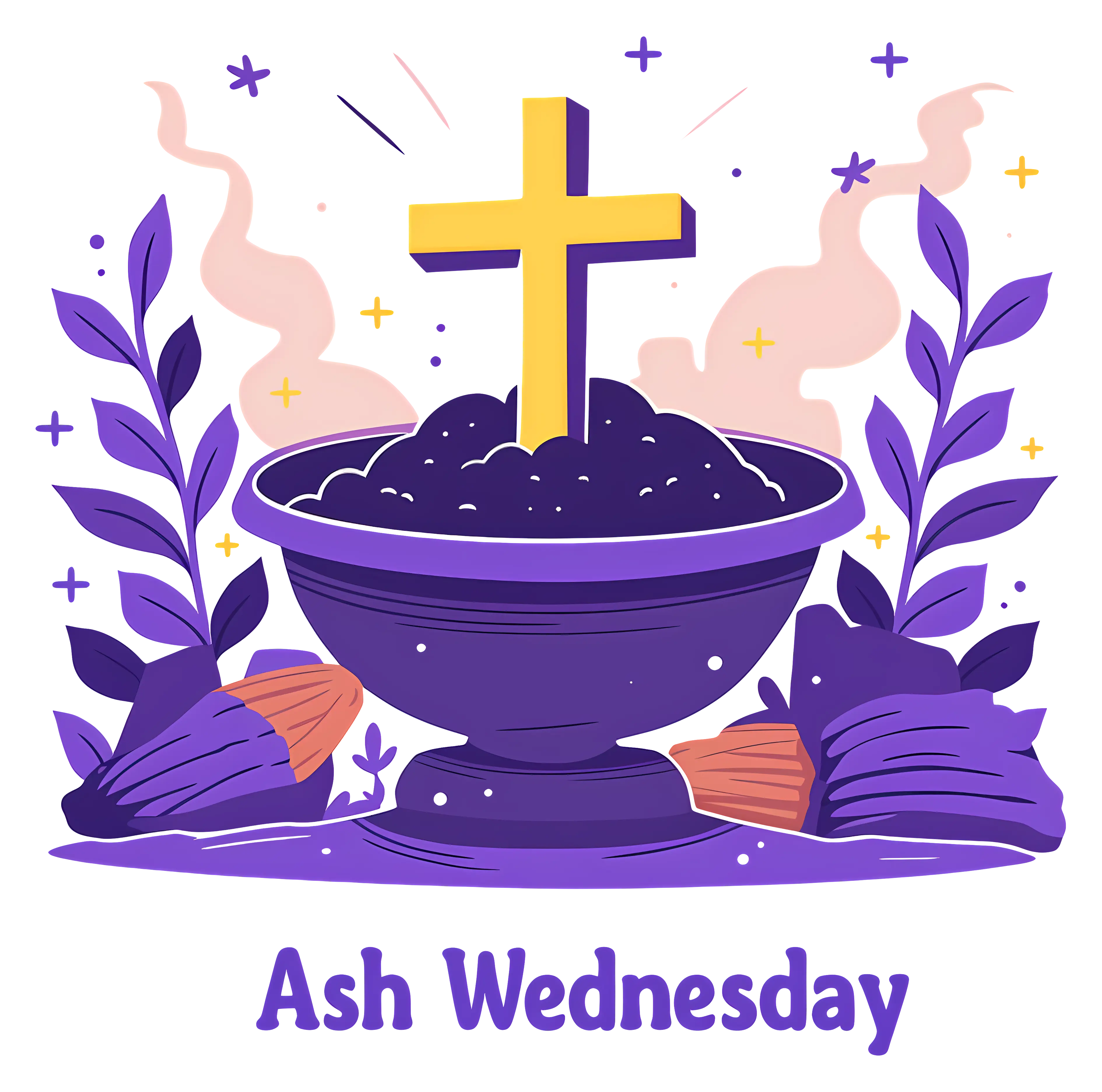 Ash Wednesday Religious Symbol