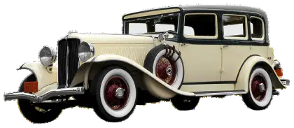 Vintage Car in Retro Style