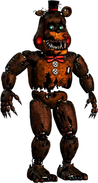 Scary Robotic Bear Illustration