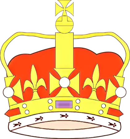 Colorful Crown Illustration for Royal Symbol
