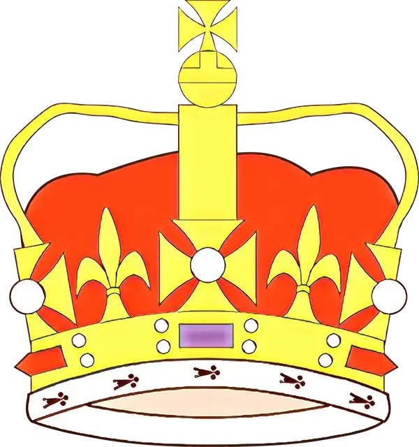 Colorful Crown Illustration for Royal Symbol