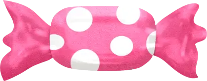 Polka Dot Wrapped Candy