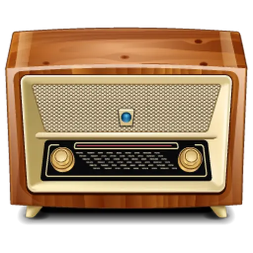 Vintage Wooden Radio with Retro Design