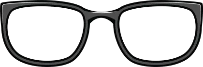 Black Glasses Frame Design