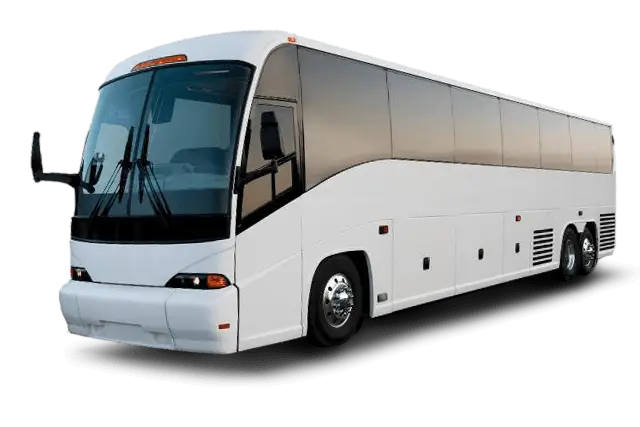 White Passenger Bus for Travel