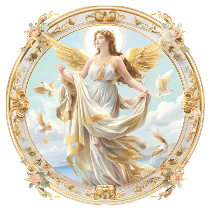 Angel with wings