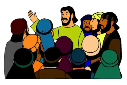 Illustration of a Group Discussion Scene