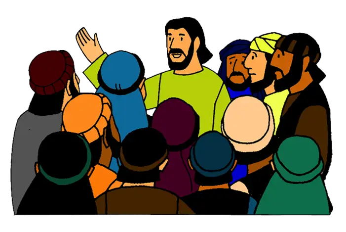 Illustration of a Group Discussion Scene