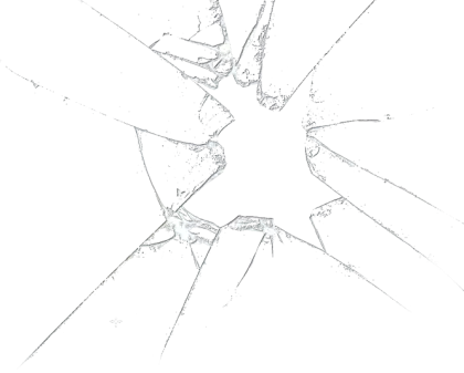 Cracked Glass Surface