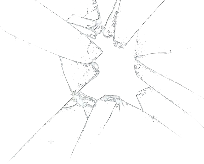 Cracked Glass Surface