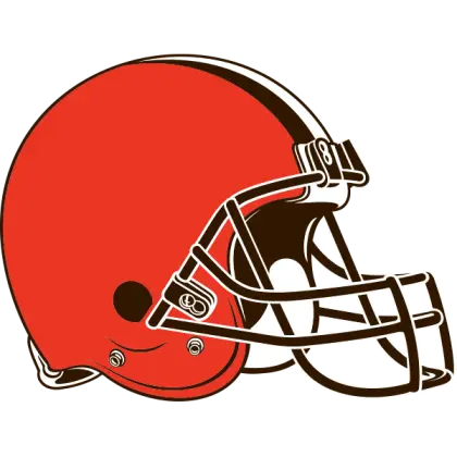 Orange Football Helmet for Player Protection