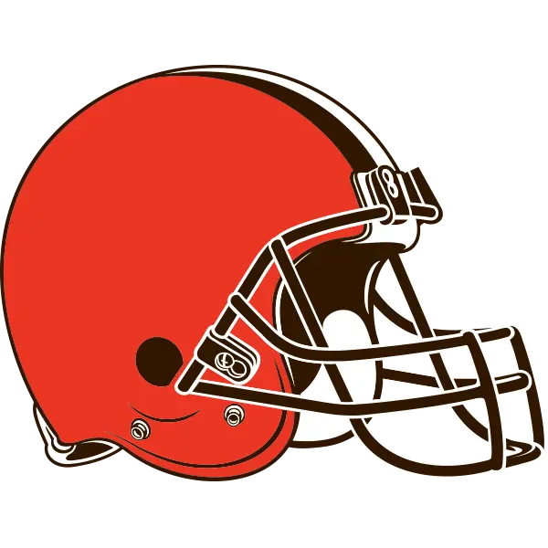 Orange Football Helmet for Player Protection