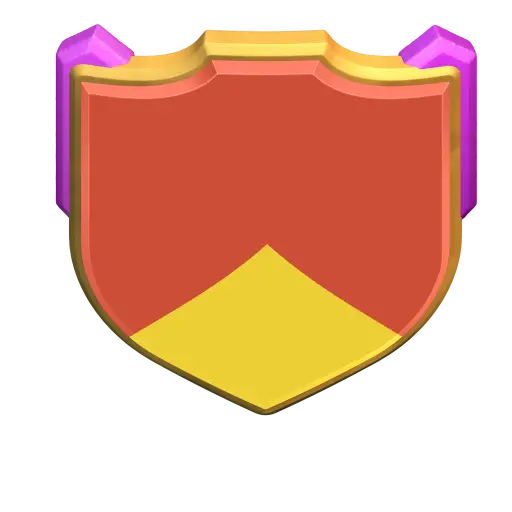 Red and Yellow Shield Emblem