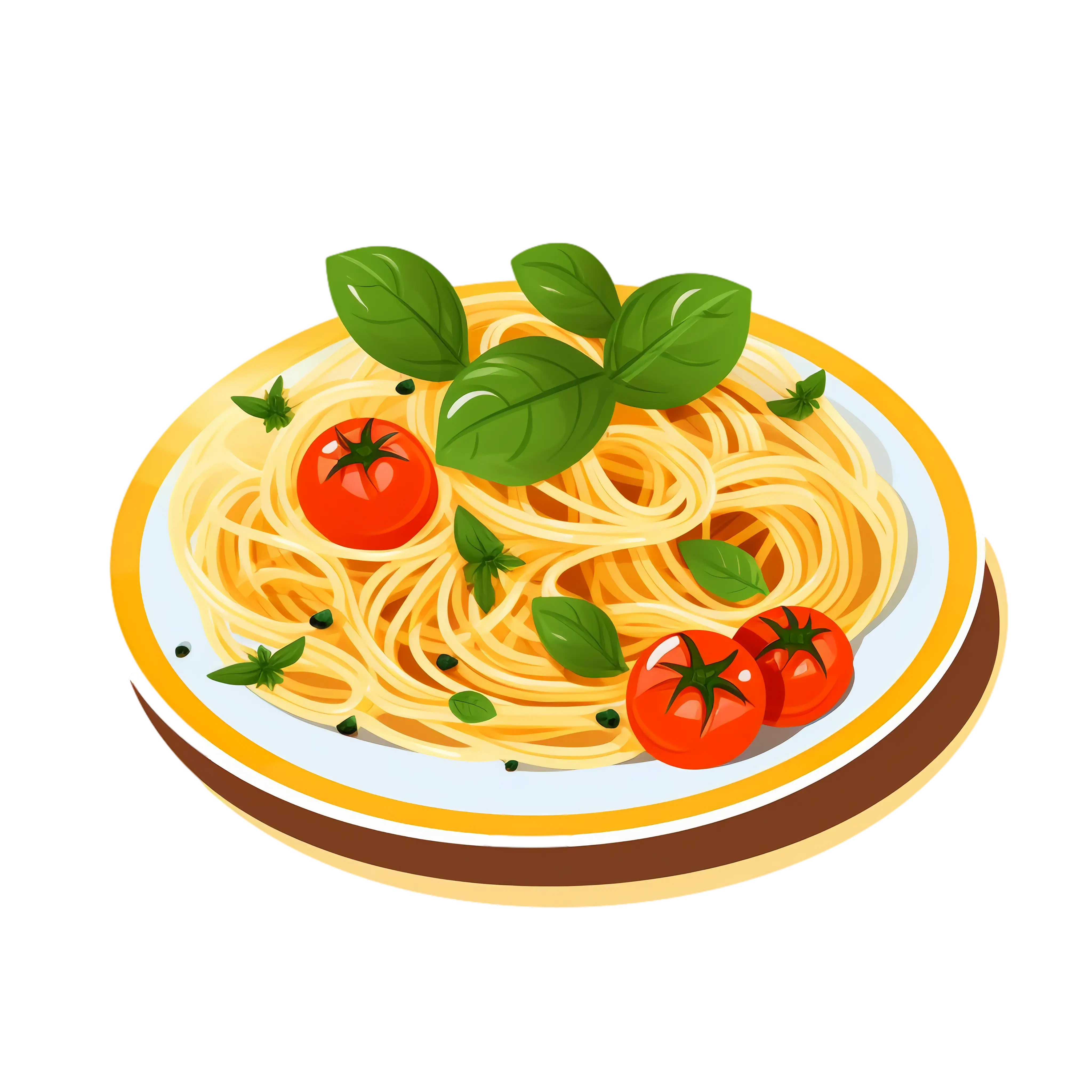 Spaghetti with Cherry Tomatoes and Basil