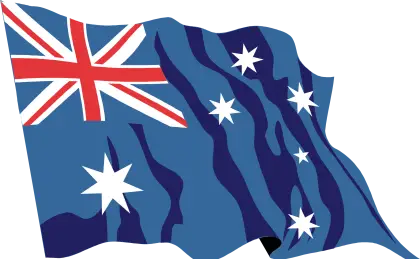 Australian Flag Illustration
