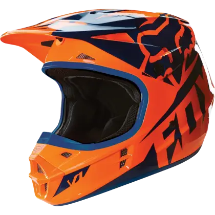 Orange Motocross Helmet for Sports Enthusiasts