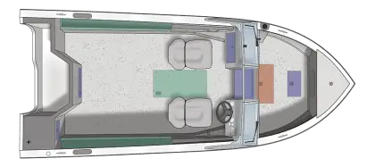 Top View of Boat Floor Plan Layout