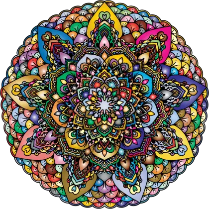 Colorful Mandala Intricate Artwork