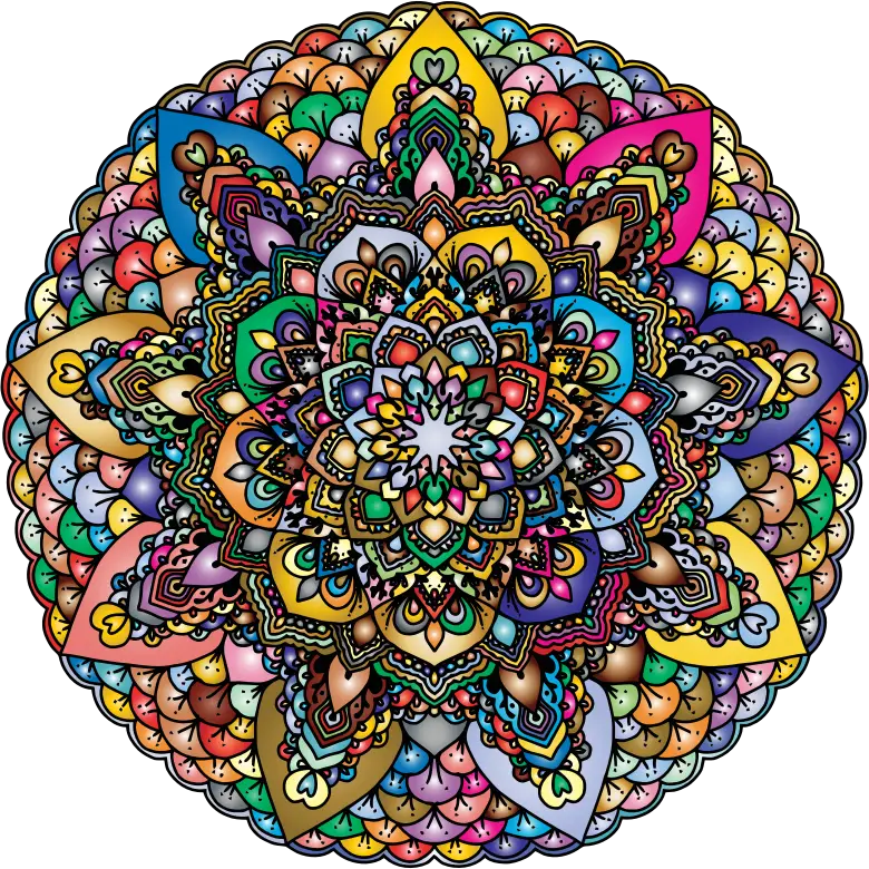 Colorful Mandala Intricate Artwork