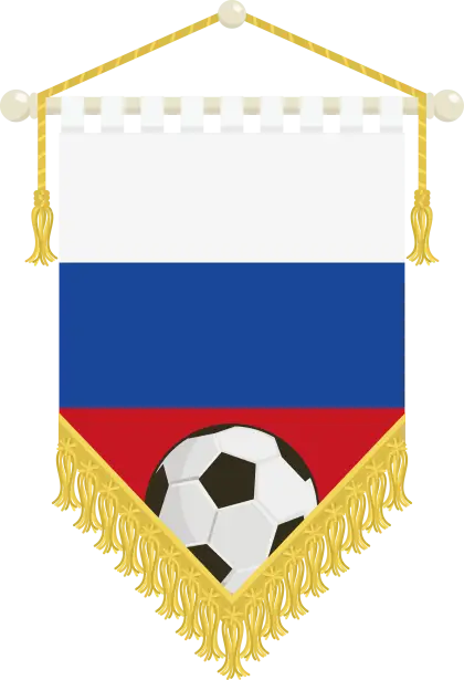 Russian Soccer Flag Banner