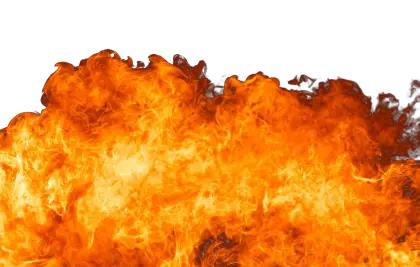 Raging Fire Flames