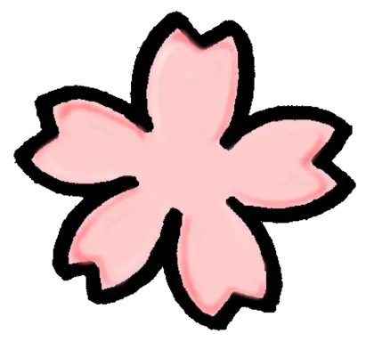 Pink Cherry Blossom Illustration