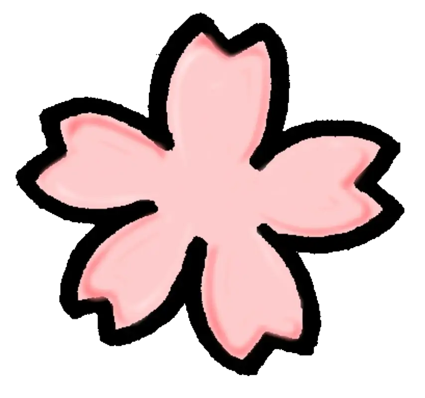 Pink Cherry Blossom Illustration