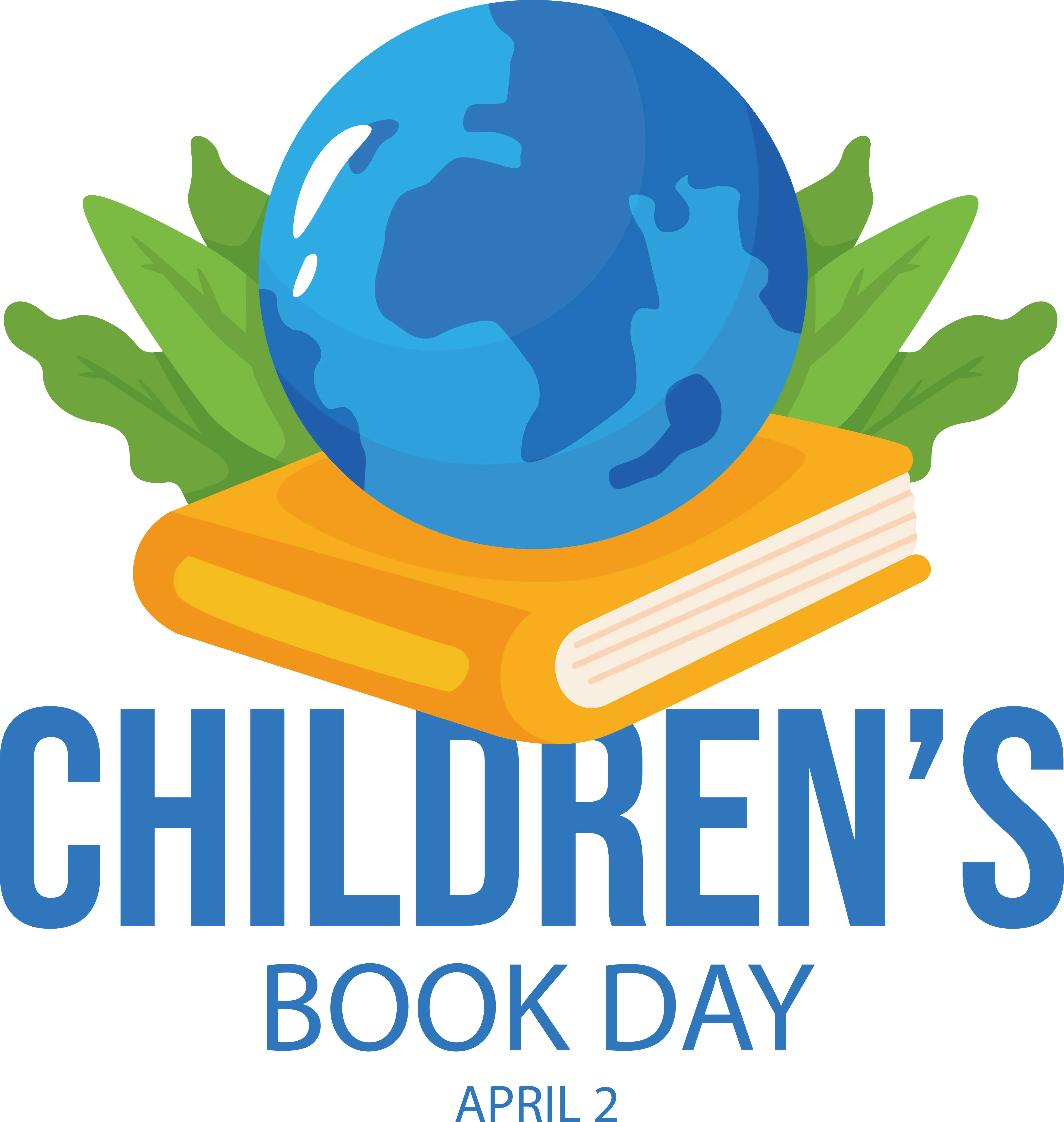 Children's Book Day April 2 Celebration Illustration