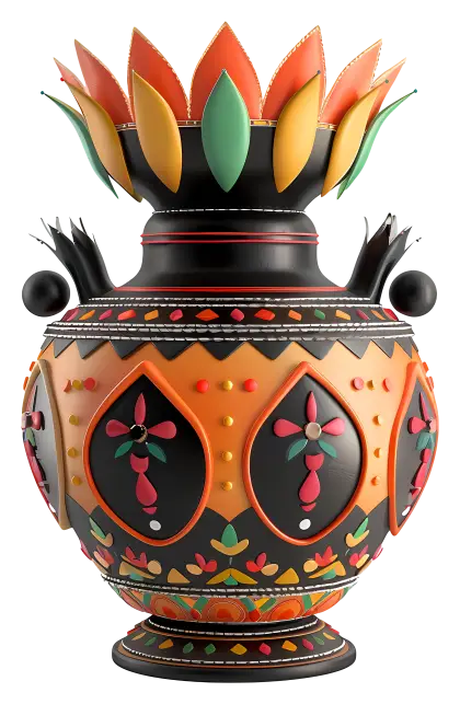 Colorful Decorative Vase