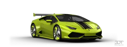 Sleek Lime Green Sports Car with Aerodynamic Features