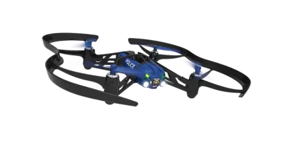Blue Quadcopter Drone Illustration
