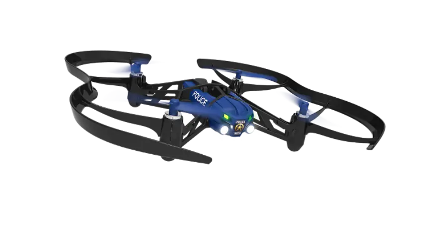 Blue Quadcopter Drone Illustration