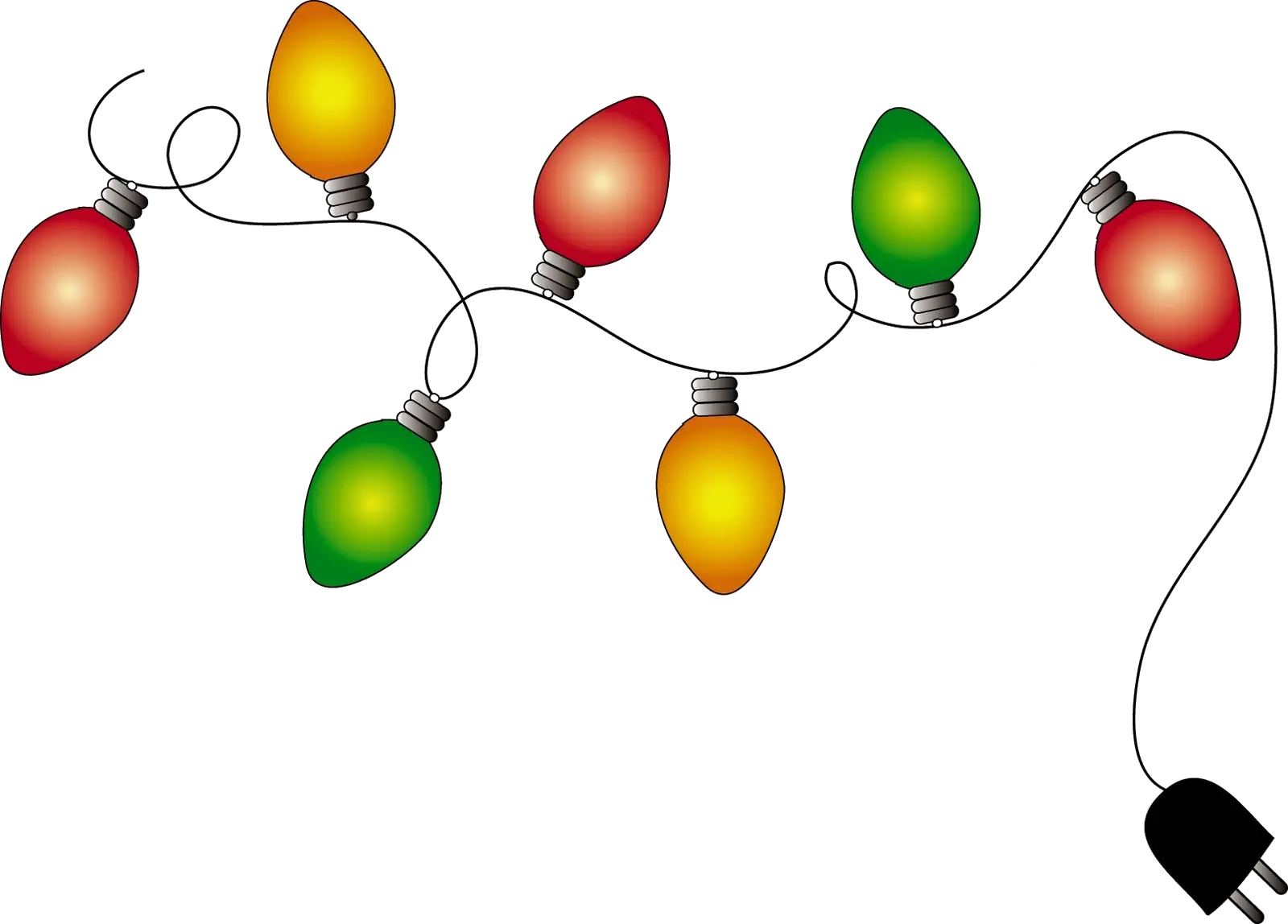 String of Colorful Festive Lights