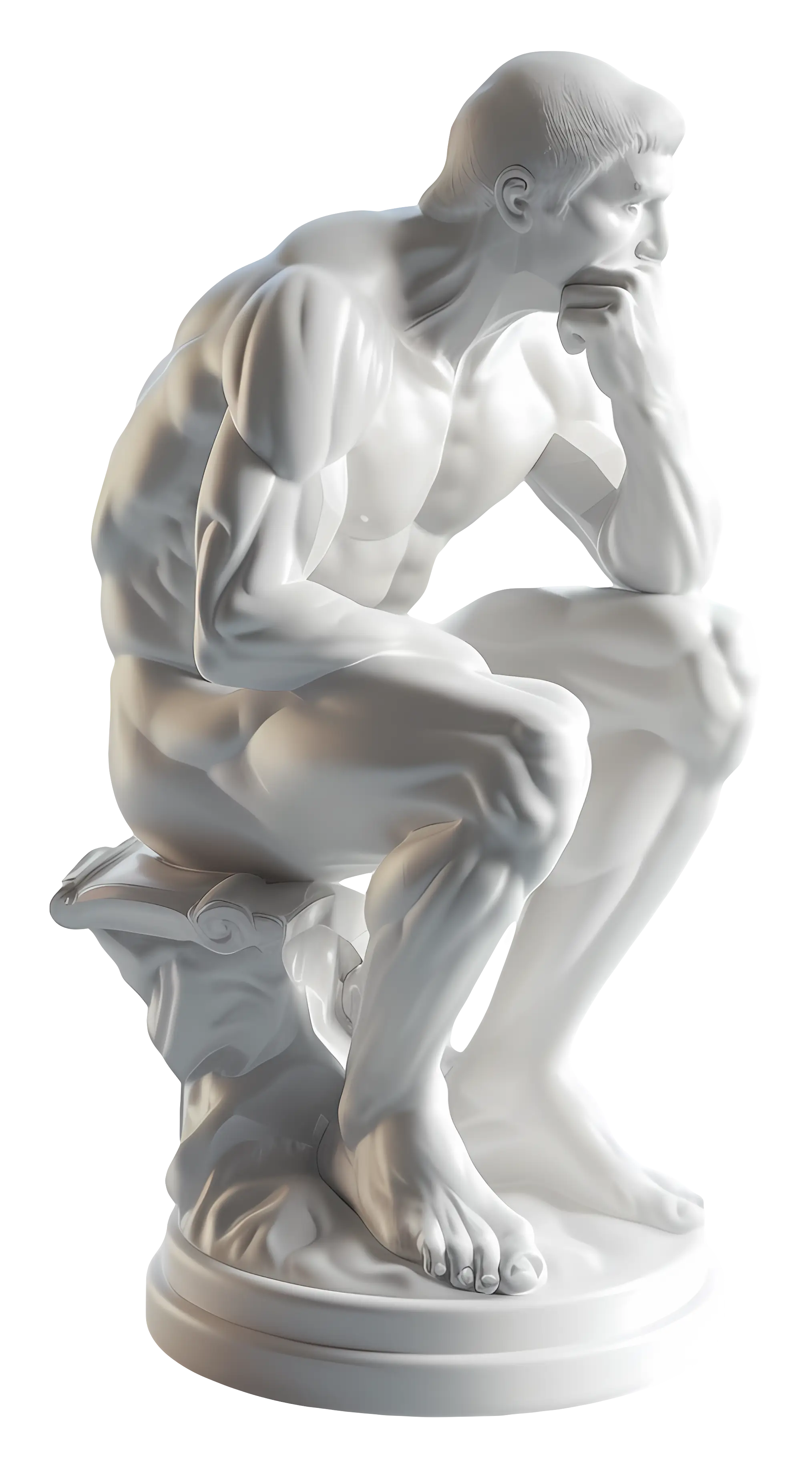 Classical Thinking Pose Statue